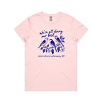 Birds, We're All Doing Our Best, Embarrassing tbh Women's AS Colour T-shirt Pink Womens T-shirt animal Birds Printed In Australia
