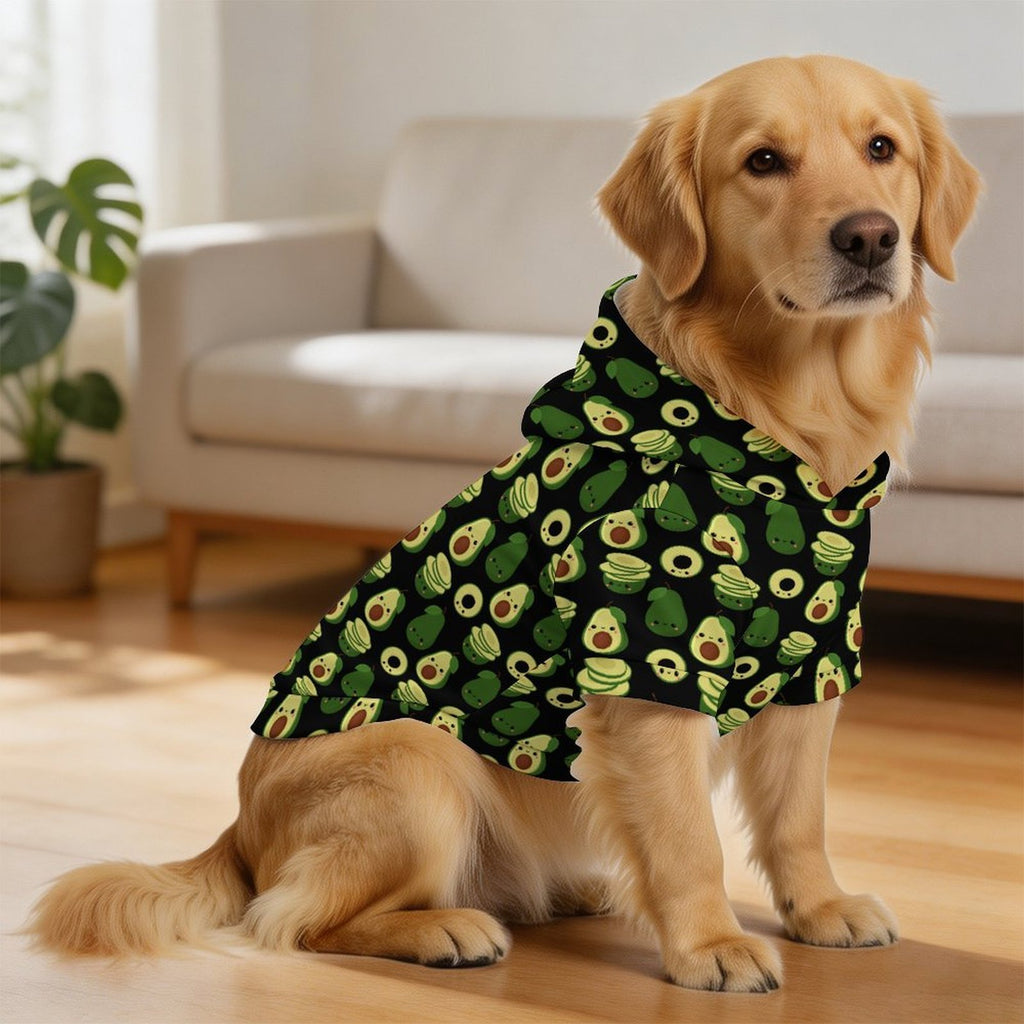 Cute Avocados Pet Hoodie (Large Size)