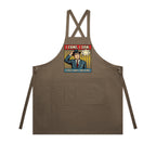 I Came, I Saw, I Forgot What I Was Doing, Retro Gentleman AS Colour Carrie Apron Walnut One Size Apron comic Printed In Australia