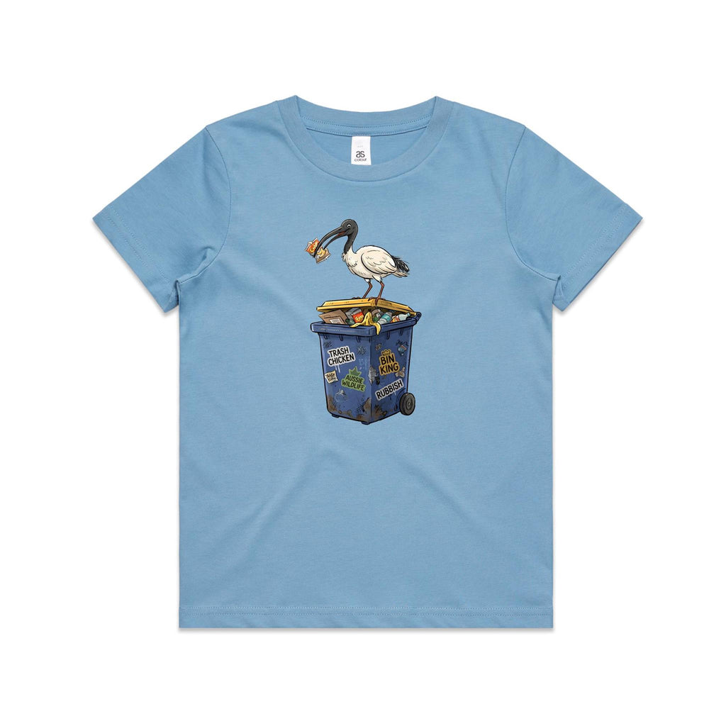 Bin Chicken Australian Ibis Kids AS Colour T-shirt