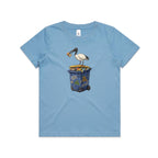 Bin Chicken Australian Ibis Kids AS Colour T-shirt