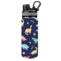 Dinosaurs Insulated Water Bottle with Dual-Use Lid (18oz) One Size Insulated Water Bottle with Dual-Use Lid (18oz) animal Printed Offshore
