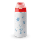 Blue Space - Little Kids Water Bottle pink 350ml Little Kids Water Bottle Printed Offshore Space