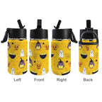 Halloween Owl 12oz Kids Water Bottle with Straw Lid