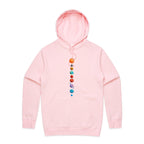 Our Solar System - Mens Hoodie Pink Mens Hoodie Printed In Australia Space