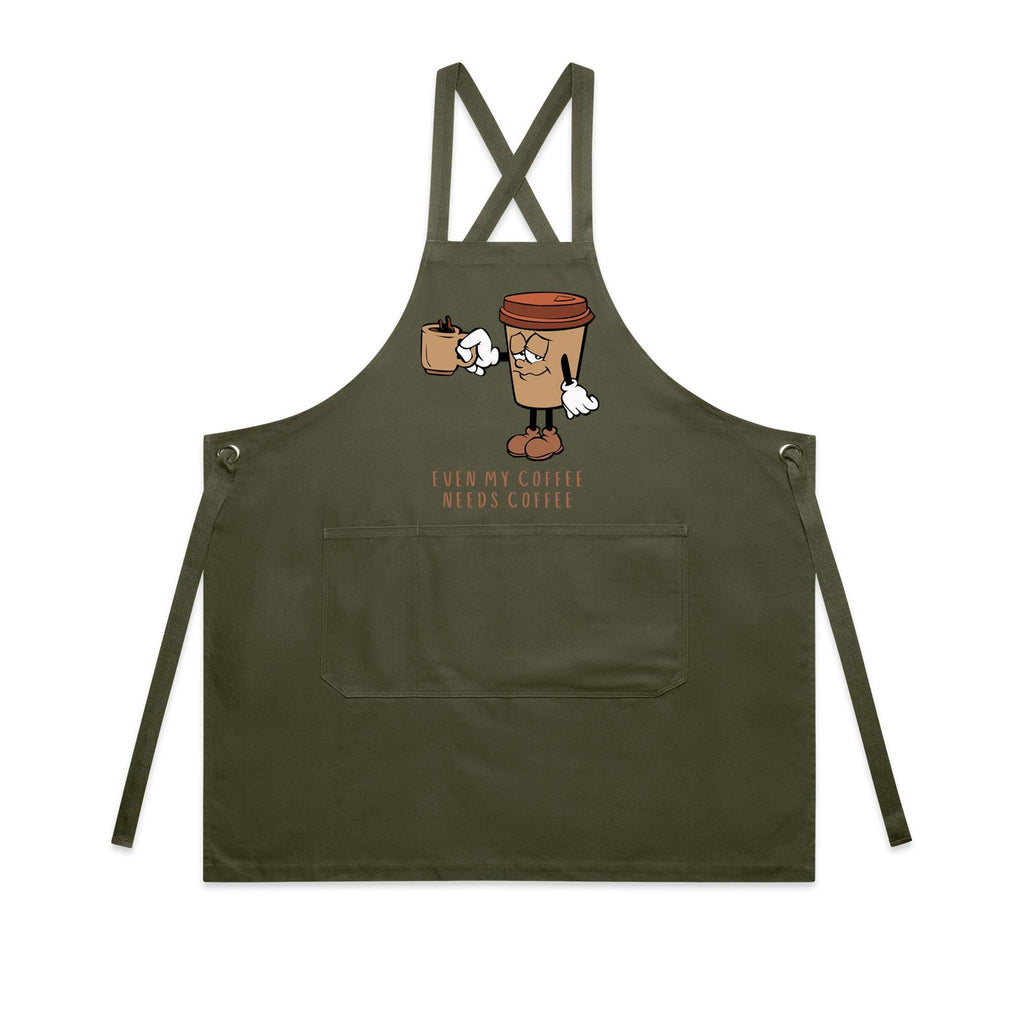 Even My Coffee Needs Coffee - AS Colour Carrie Apron