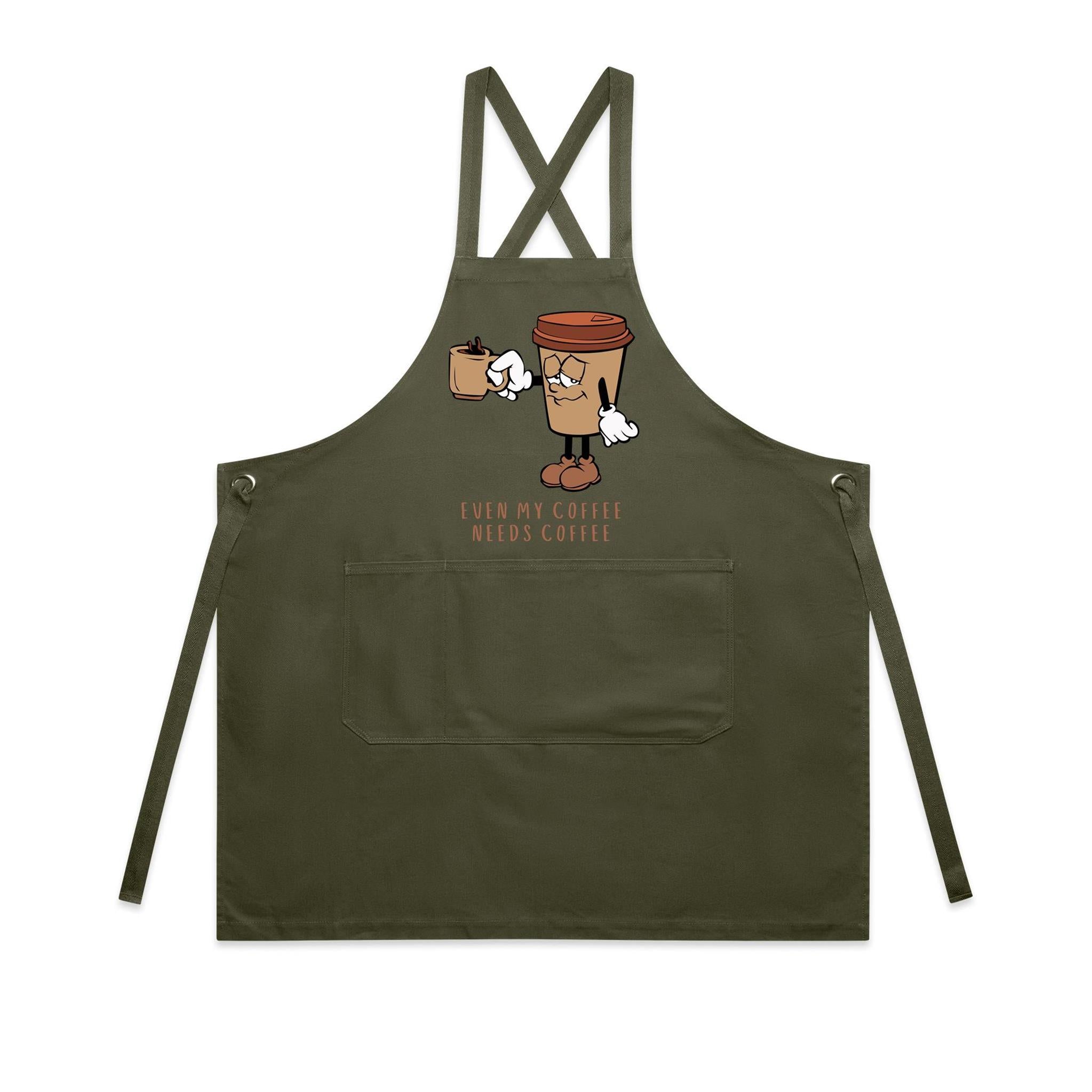 Even My Coffee Needs Coffee - AS Colour Carrie Apron