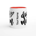 Personalised - Dog Mum - 11oz Ceramic Mug Personalised 11oz Mug animal customise Globally Fulfilled Mum personalise