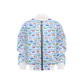 Colourful Cars Kids Bomber Jacket