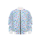 Colourful Cars Kids Bomber Jacket