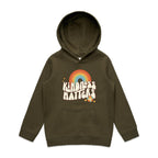 Kindness Matters - Kids Hoodie Army Kids Hoodie Kindness Positivity Printed In Australia Retro