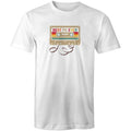 Best Pa Ever, Cassette Tape Men's AS Colour T-Shirt White Mens T-shirt Dad Music Printed In Australia