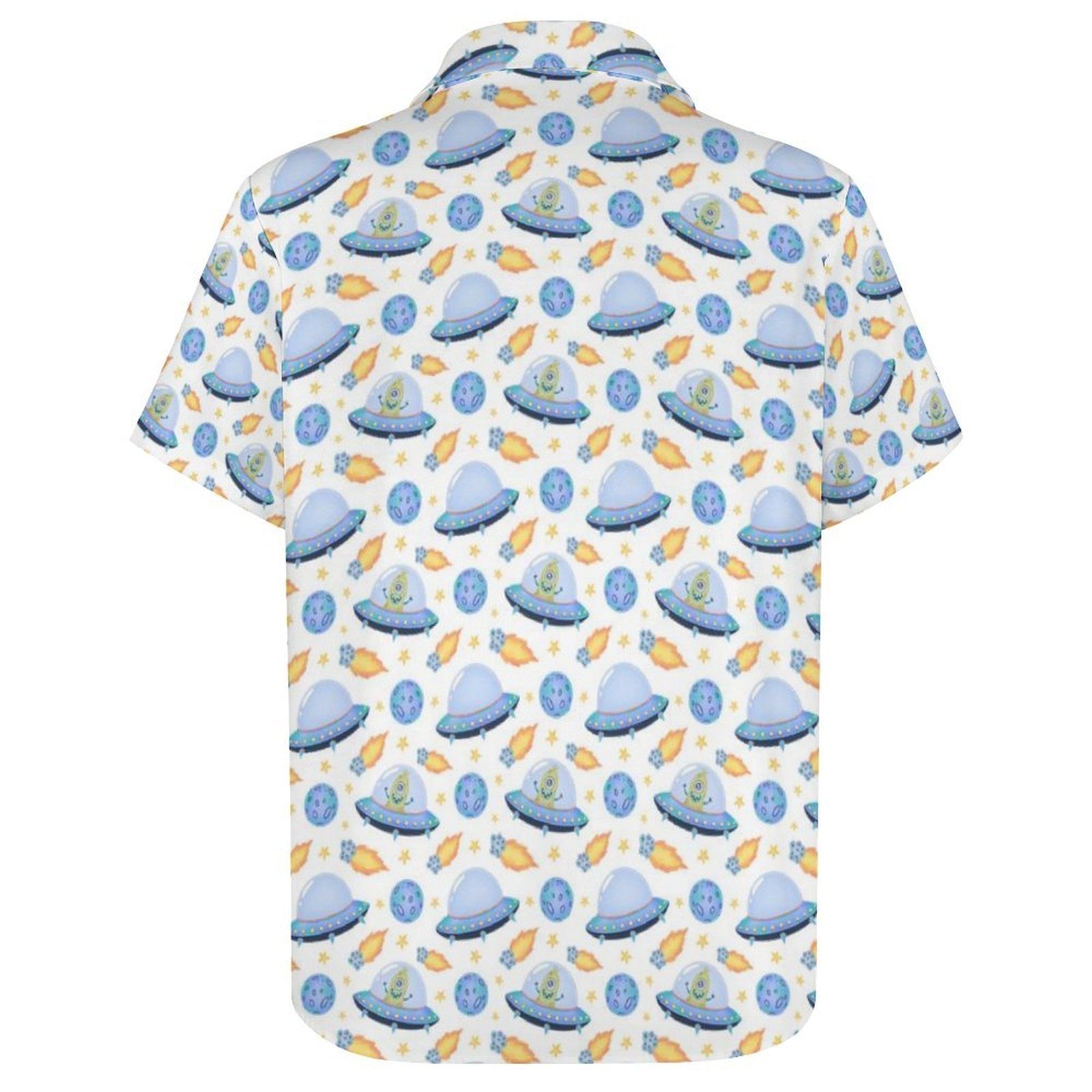UFO's Women's Short-Sleeve Button Up Shirt