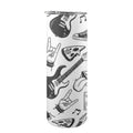 Rock Music 20oz Tall Skinny Tumbler with Lid and Straw One Size 20oz Tall Skinny Tumbler with Lid and Straw Printed Offshore