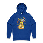 UFO Cat Abduction Men's AS Colour Hoodie Bright Royal Mens Hoodie animal Printed In Australia Sci Fi
