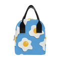 Fried Eggs Zipper Lunch Bag One Size Zipper Lunch Bag Printed Offshore