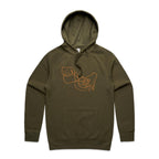 Barista - Mens Hoodie Army Mens Hoodie Coffee Printed In Australia