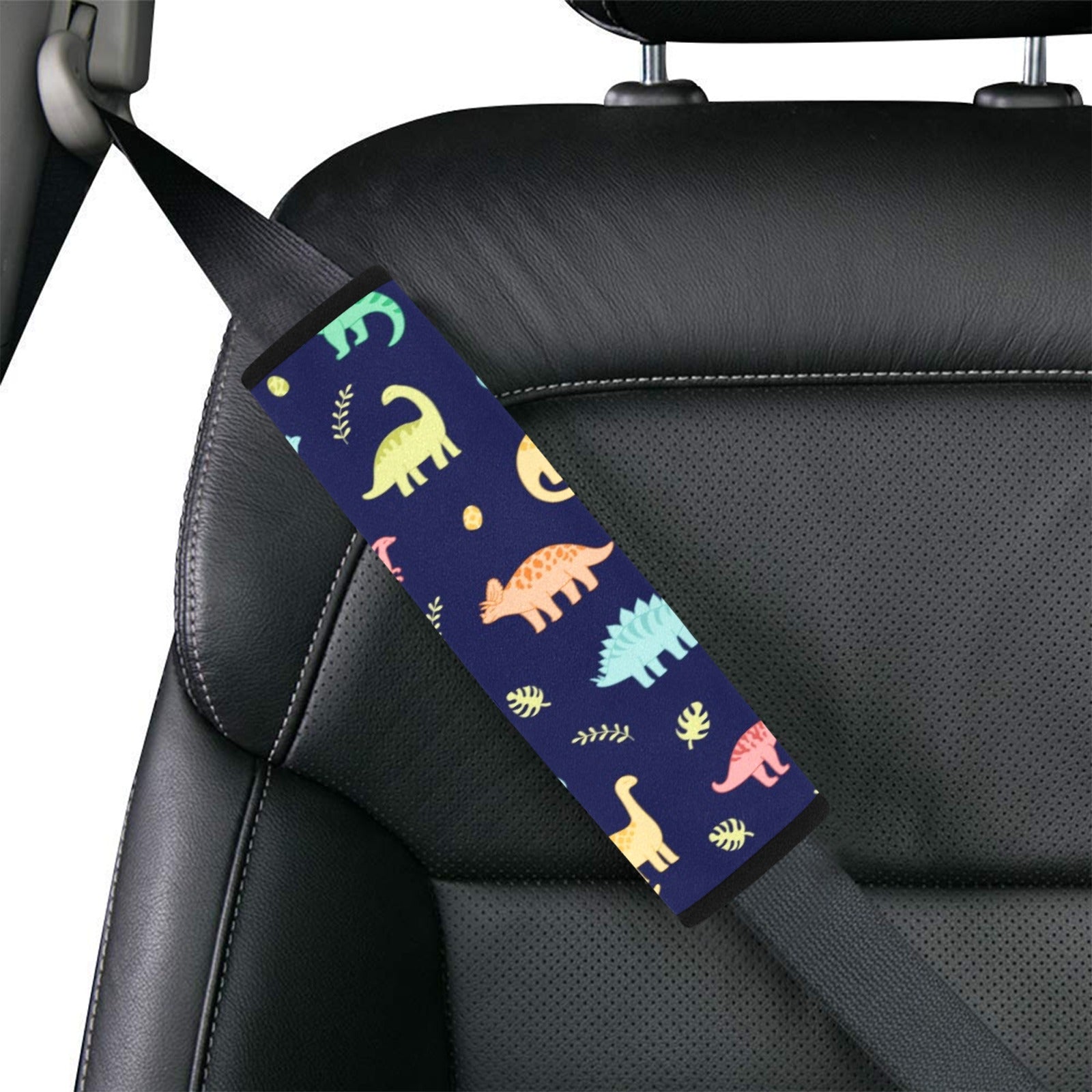 Dinosaurs Car Seat Belt Cover 7''x10'' (Pack of 2) Car Seat Belt Cover 7x10 (Pack of 2) animal Printed Offshore
