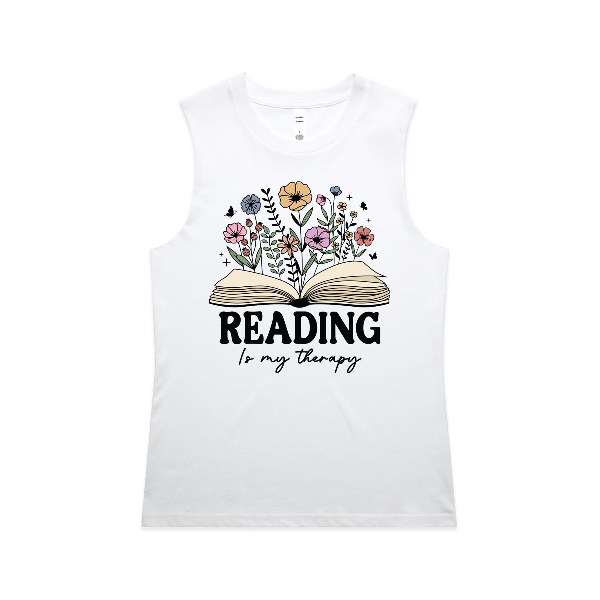 Reading Is My Therapy - AS Colour Women's Maple Tank