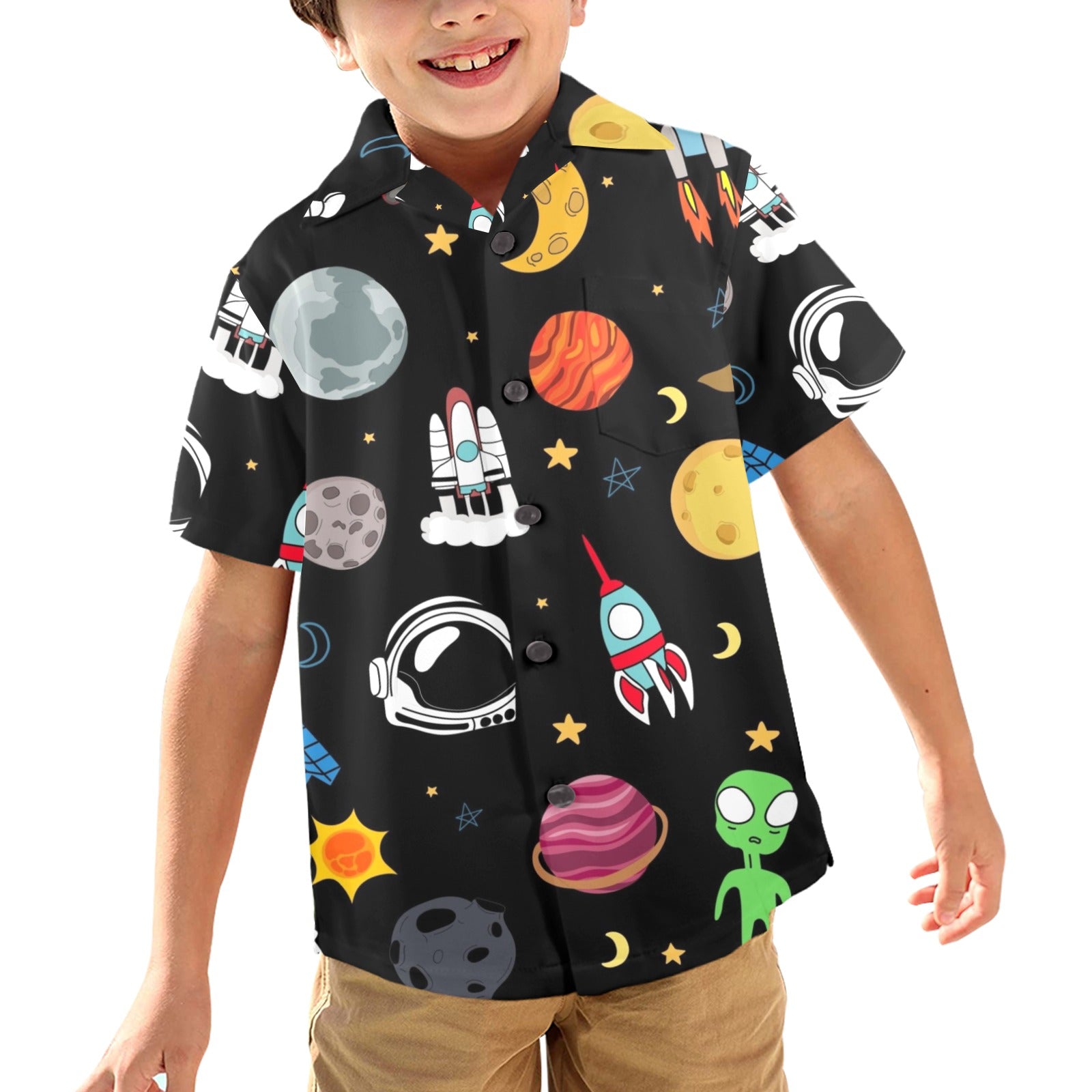 Kids Space - Junior Kids Hawaiian Shirt