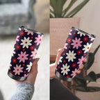 Pink Daisy - 20oz Mobile Tumbler with Lid (Black Lock)