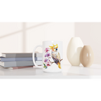 Personalise - Cockatoo, Australian Birds - White 15oz Ceramic Mug Personalised 15oz Mug animal Globally Fulfilled
