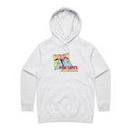For Life's Big Decisions - Womens Hoodie White Marle Womens Hoodie Games Printed In Australia
