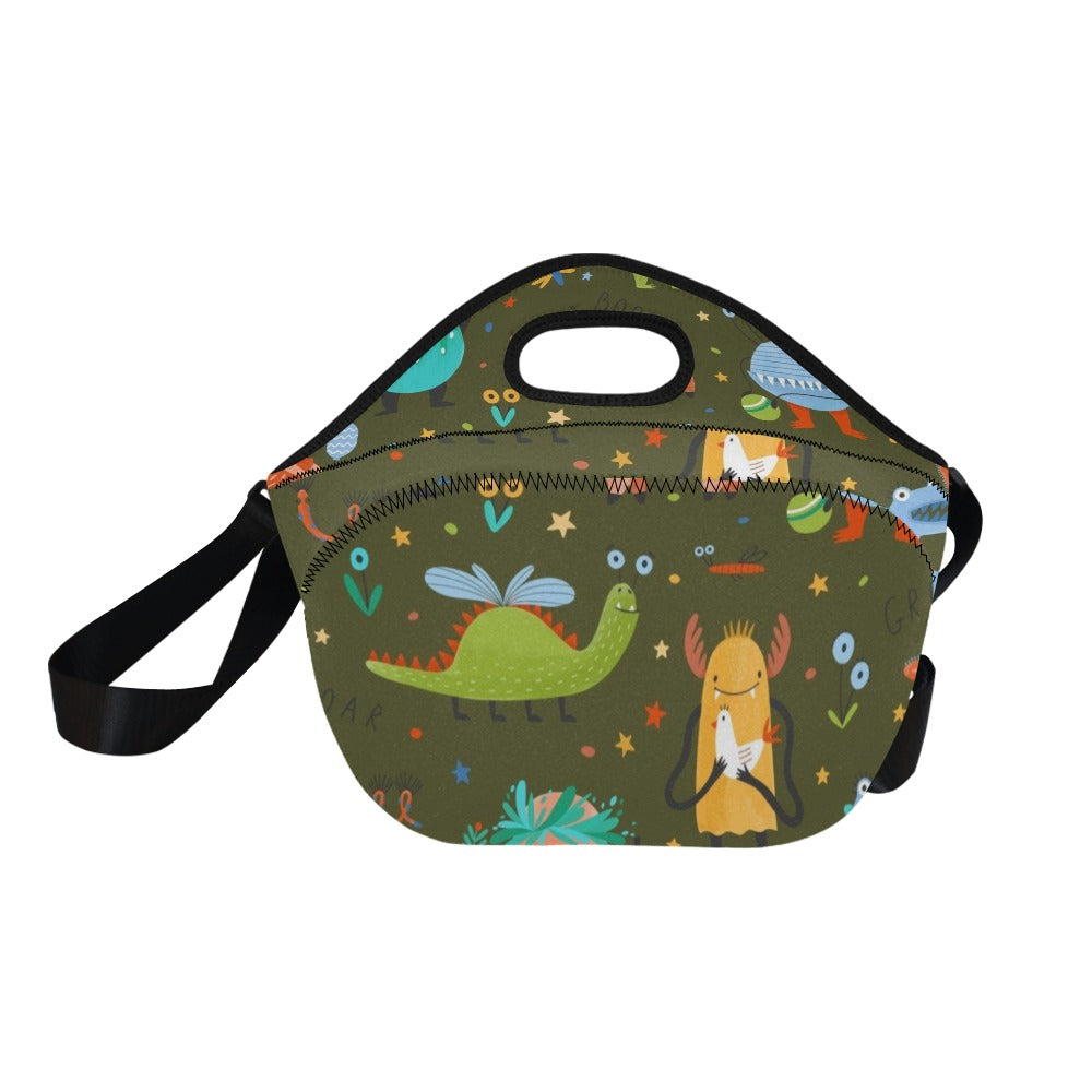 Monsters - Neoprene Lunch Bag Neoprene Lunch Bag Printed Offshore
