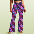 DNA Glow High Waist Crossover Tummy Control Flare Leggings 5XL High Waist Flare Leggings Printed Offshore Science