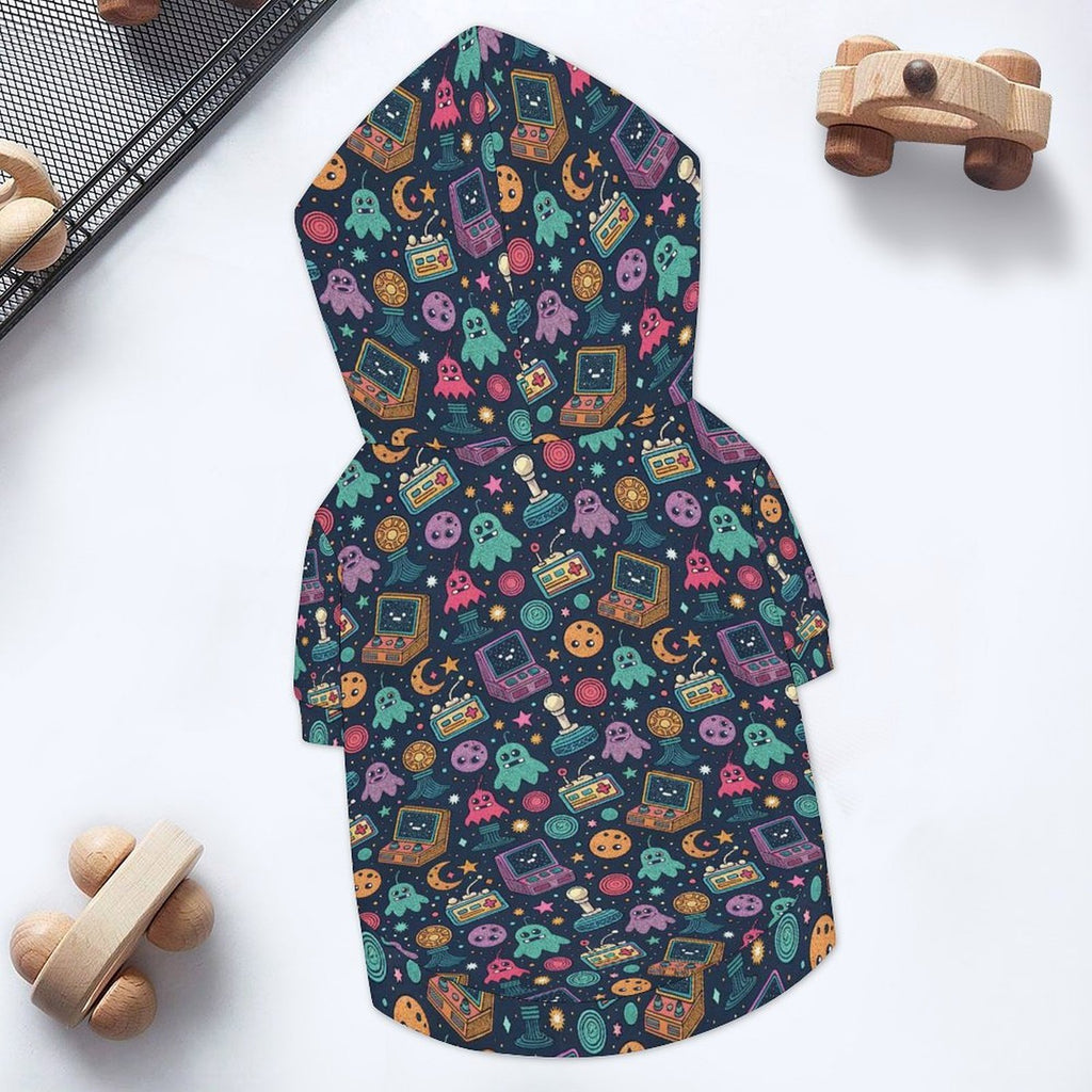 Space Arcade Pet Hoodie (Large Size)