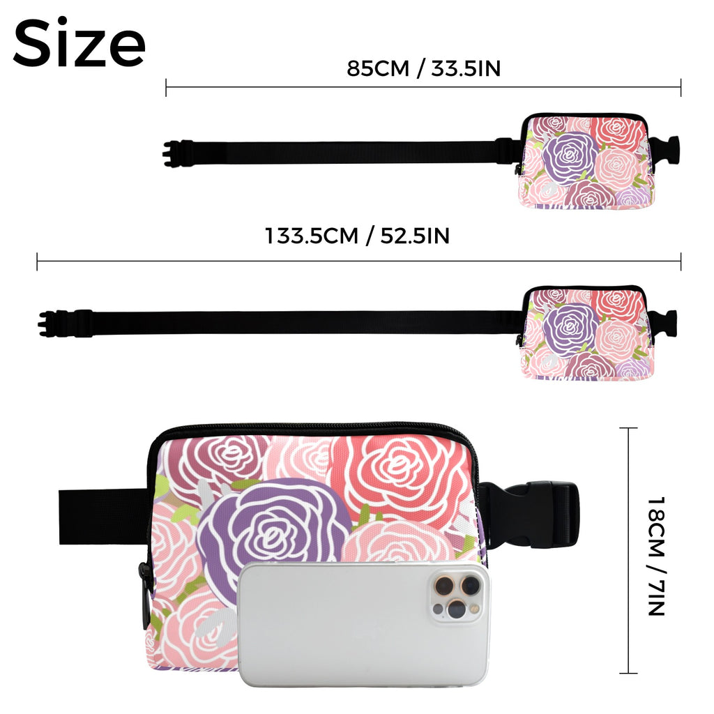 Abstract Roses - Belt Bag