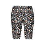 Eyes On Black Women's Bike Shorts With Side Pockets