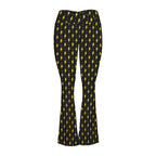 Yellow Lightning High Waist Crossover Tummy Control Flare Leggings High Waist Flare Leggings comic Printed Offshore