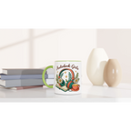 Personalised - Audiobook Girlie - White 11oz Ceramic Mug with Colour Inside Personalised 11oz Mug customise Globally Fulfilled personalise Reading