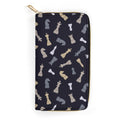 Chess Pattern - PU Leather Wallet white 19.7x10.5cm Zippered Wallet / Purse Printed Offshore