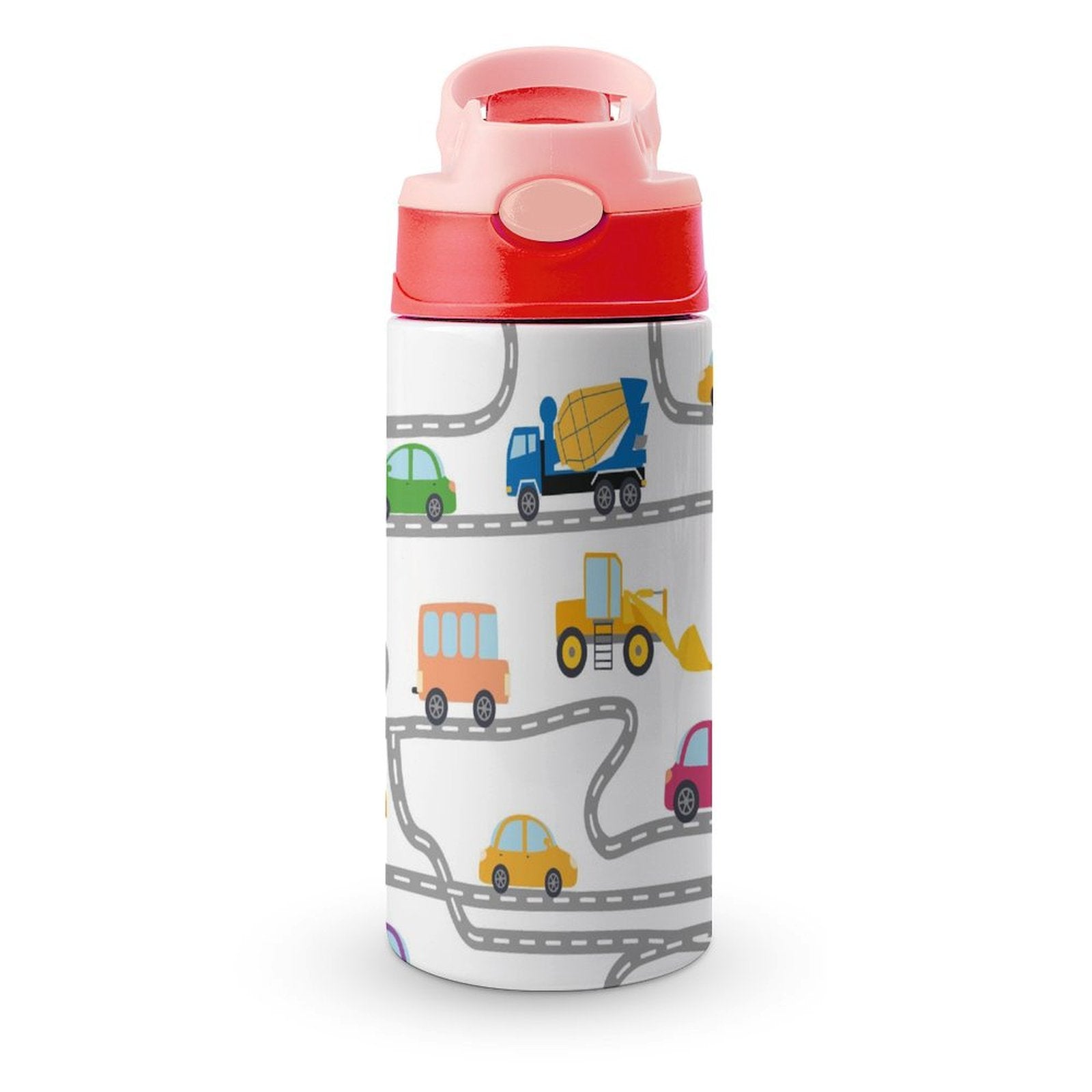 On The Road - Little Kids Water Bottle pink 350ml Little Kids Water Bottle Printed Offshore