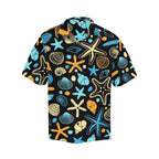 Starfish And Shells - Mens Hawaiian Shirt