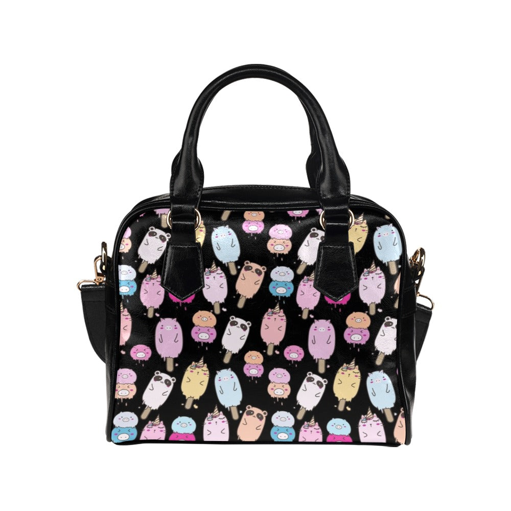 Cute Animal Ice Blocks - Shoulder Handbag (Model 1634) One size Shoulder Handbags (1634)