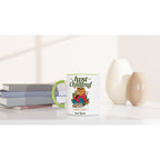 Personalised - Just Chilling - White 11oz Ceramic Mug with Color Inside Personalised 11oz Mug Customise Globally Fulfilled Name Personalise