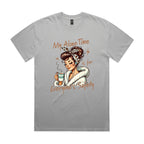 My Alone Time Is For Everyone's Safety AS Colour Heavy Faded Tee Unisex Faded storm Heavy Faded T-shirt Printed In Australia