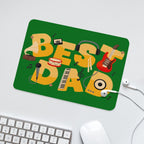 Best Dad Leather Mouse Pad Leather Mouse Pad Dad Printed Offshore