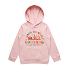 I Have No Shelf Control, Books - Kids Hoodie Pink Kids Hoodie Printed In Australia