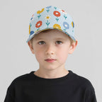 Abstract Cute Flowers Kids Baseball Cap