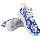 Blue Hawaiian Floral Men's Twisted Sole Sneakers