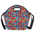 Comic Book Pop - Neoprene Lunch Bag One Size Neoprene Lunch Bag Printed Offshore