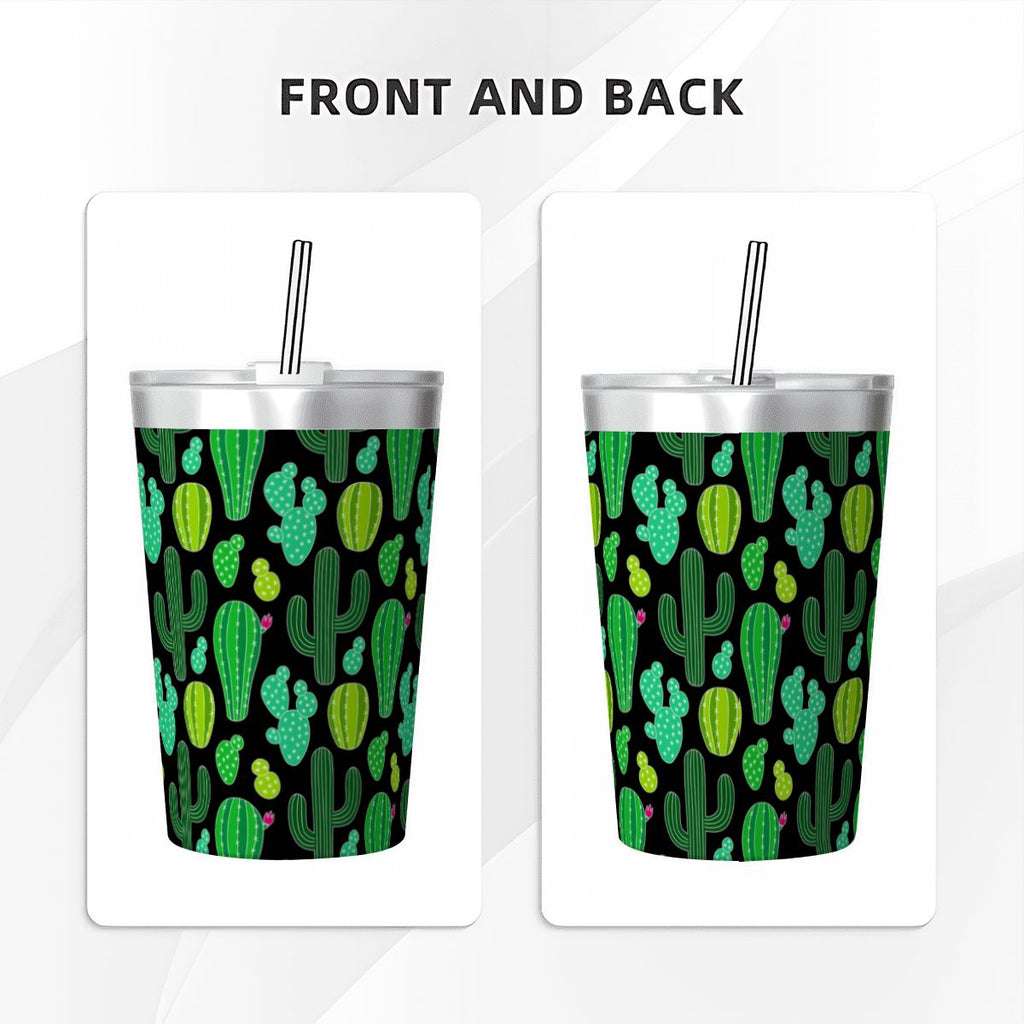 Cactus Plants Small Stainless Steel Travel Mug Cup 12oz/350ml