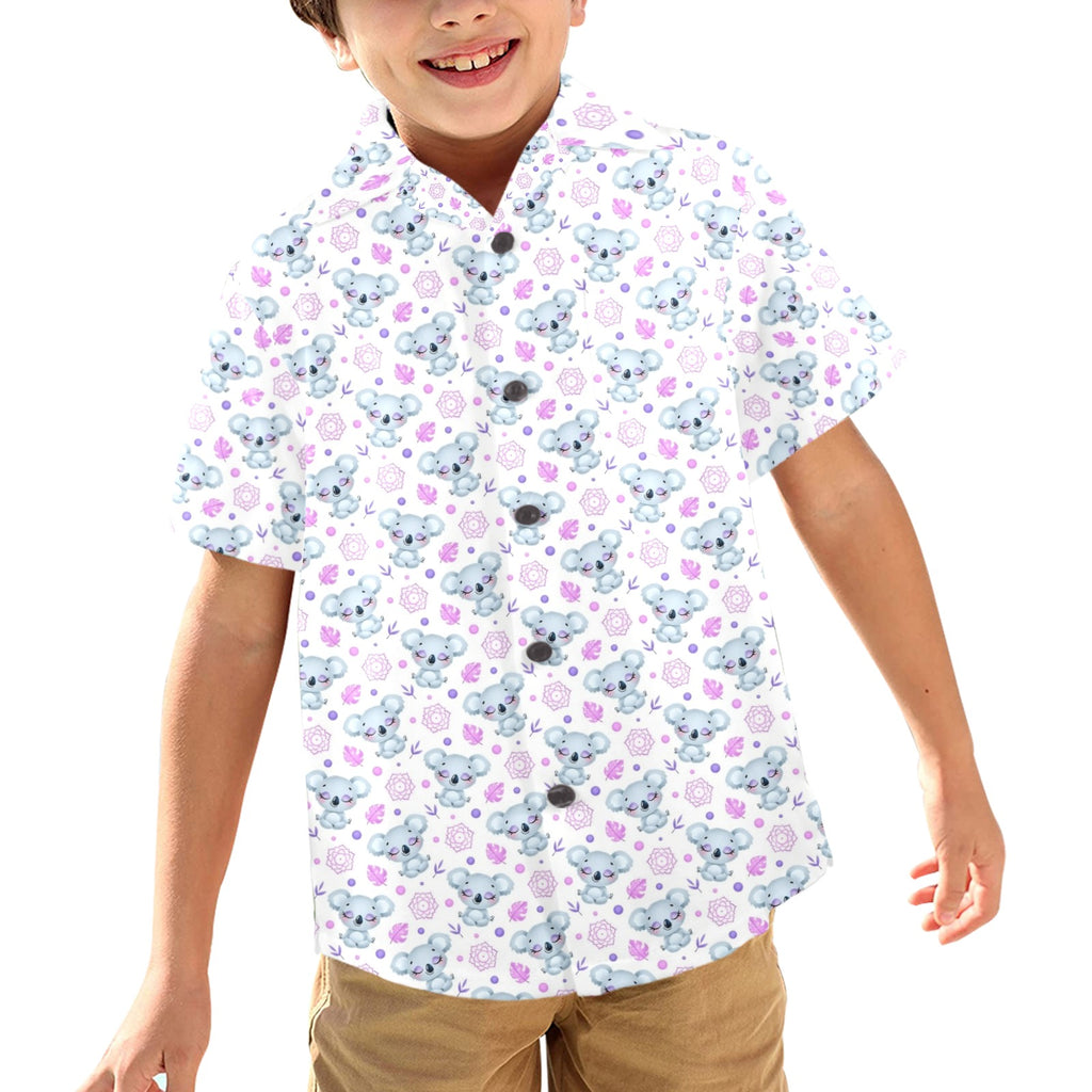Zen Koala Junior Kids Hawaiian Shirt