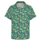 Summer Fruit Women's Short-Sleeve Button Up Shirt