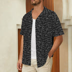 Equations Men's Short Sleeve Hawaiian Shirt Men's Hawaiian Shirt (New) Maths Printed Offshore Science