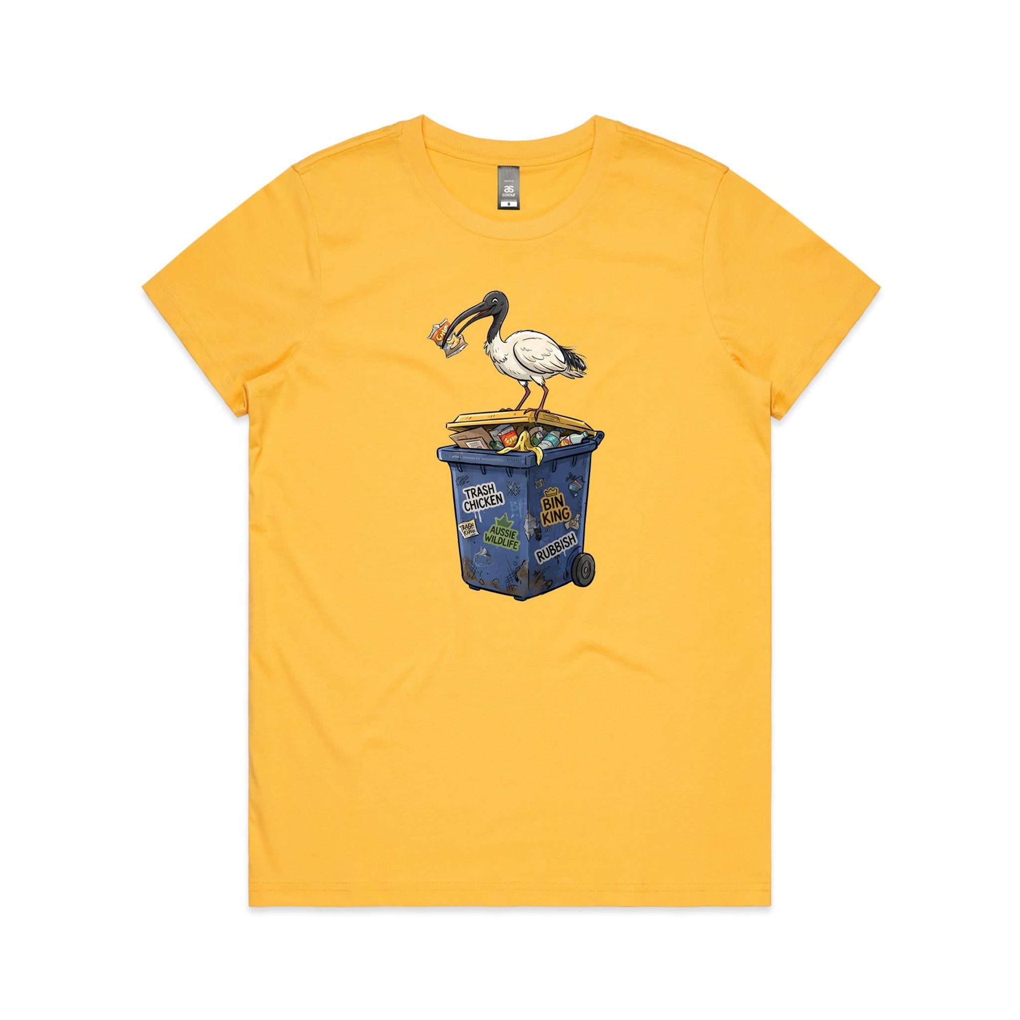 Bin Chicken Australian Ibis Women's AS Colour T-shirt